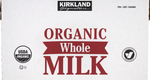 Kirkland Signature Organic Whole Milk 1/2 Gallon