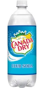 Canada Dry Club Soda 1 L Bottle