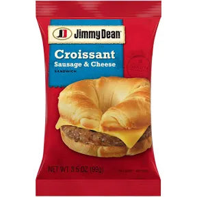 Jimmy Dean Croissant Sandwich, Sausage, Cage Free Egg & Cheese