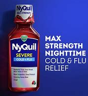 Nyquil  Severe Cold & Flu 12 oz Bottle Max Strength