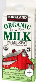 Kirkland Signature Organic Milk 1/2 Gallon