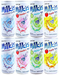 Lotte Milkis Carbonated Soft Drink, 8.45 fl oz