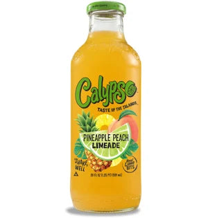 Calypso Pineapple Peach Lemonade 16 oz Bottle